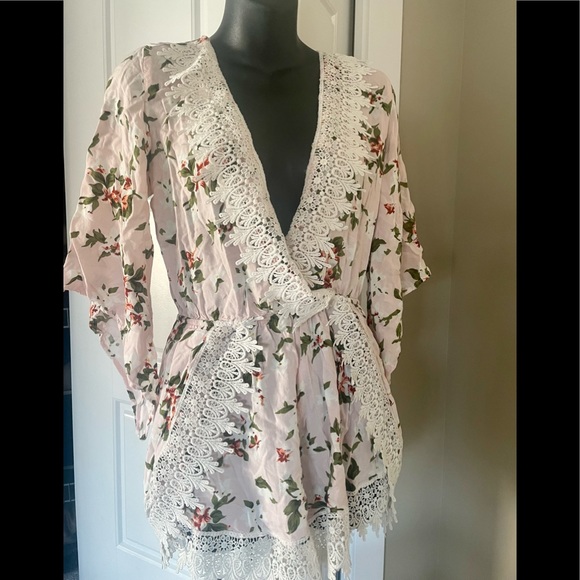 💥 sexy crochet trim romper - Picture 5 of 8